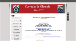 Desktop Screenshot of corvettesdeolympia.org